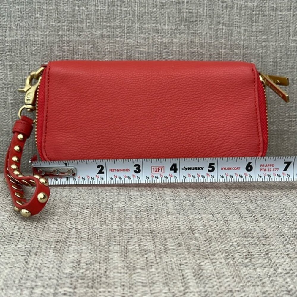 BRAHMIN | SMALL LINCOLN SATCHEL WITH MATCHING WALLET | CORAL NEPAL - Picture 7 of 11